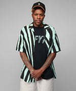 LFYT DISTORTED STRIPE S/S SHIRT LS230207