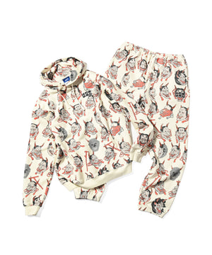 LFYT×THREE TIDES TATTOO - ICHIBAY HANNYA HOODIE LE250506