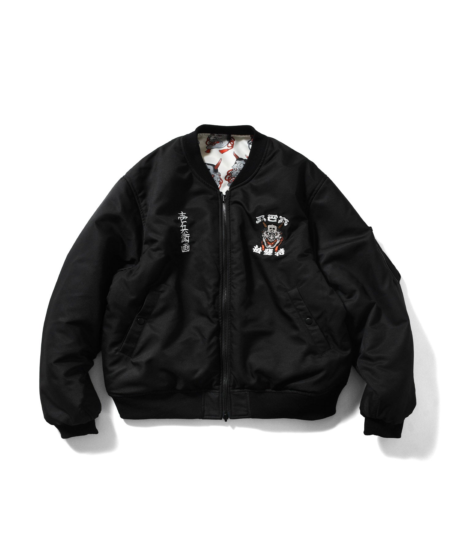 LFYT×THREE TIDES TATTOO - ICHIBAY HANNYA MA-1 JACKET LE251003