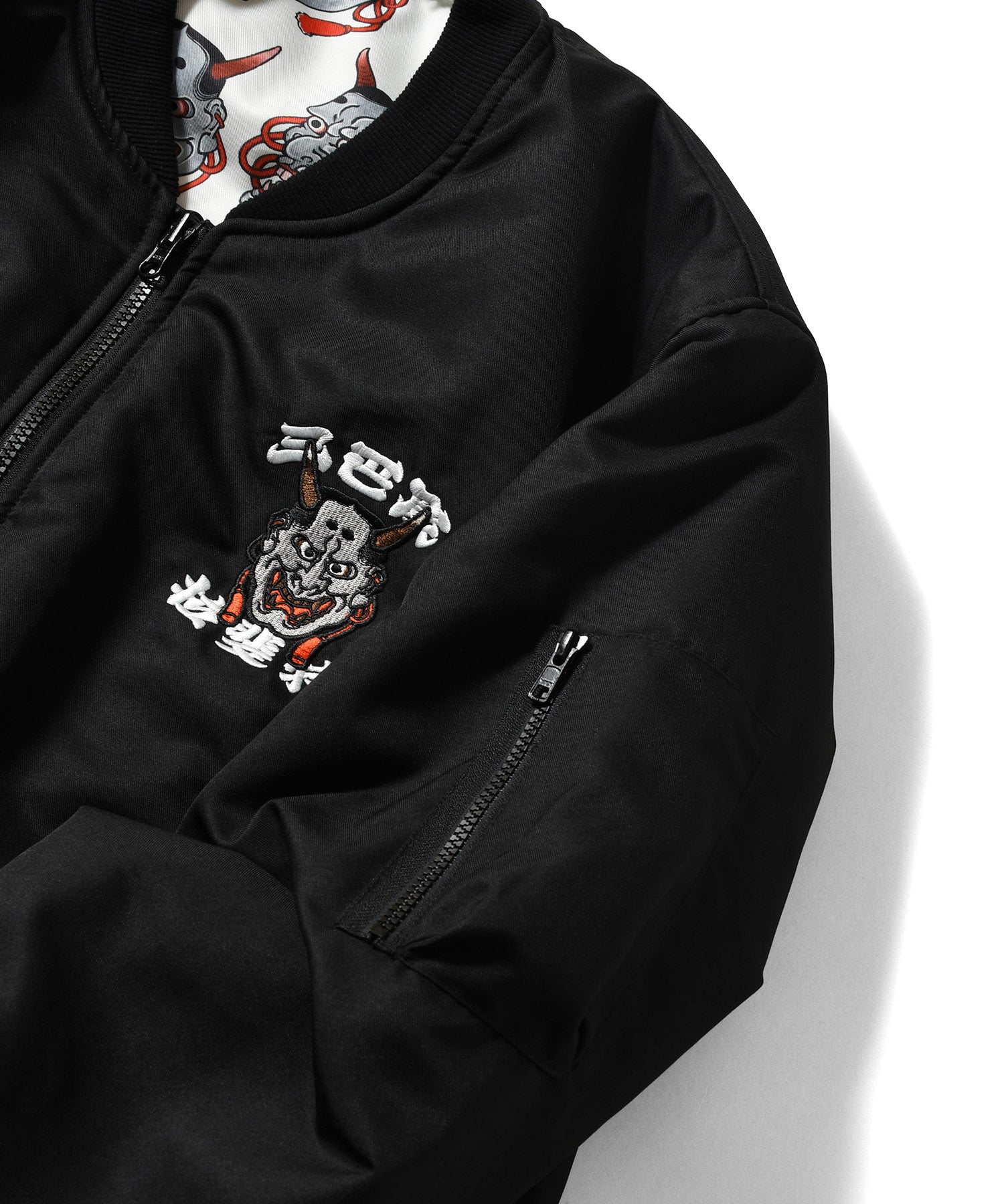 LFYT×THREE TIDES TATTOO - ICHIBAY HANNYA MA-1 JACKET LE251003