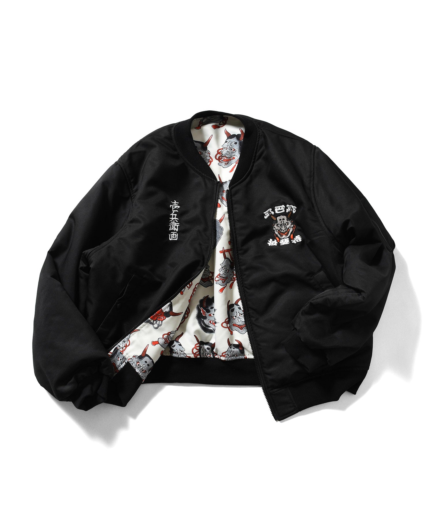 LFYT×THREE TIDES TATTOO - ICHIBAY HANNYA MA-1 JACKET LE251003