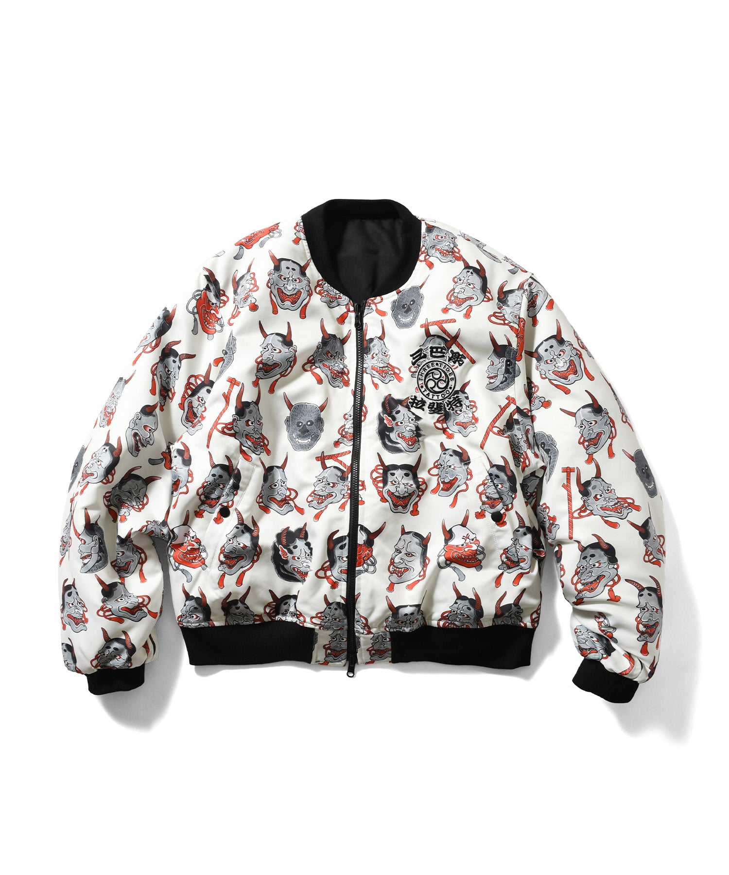 LFYT×THREE TIDES TATTOO - ICHIBAY HANNYA MA-1 JACKET LE251003