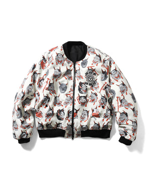 LFYT×THREE TIDES TATTOO - ICHIBAY HANNYA MA-1 JACKET LE251003 LFYT×THREE TIDES TATTOO - ICHIBAY HANNYA MA-1 JACKET LE251003