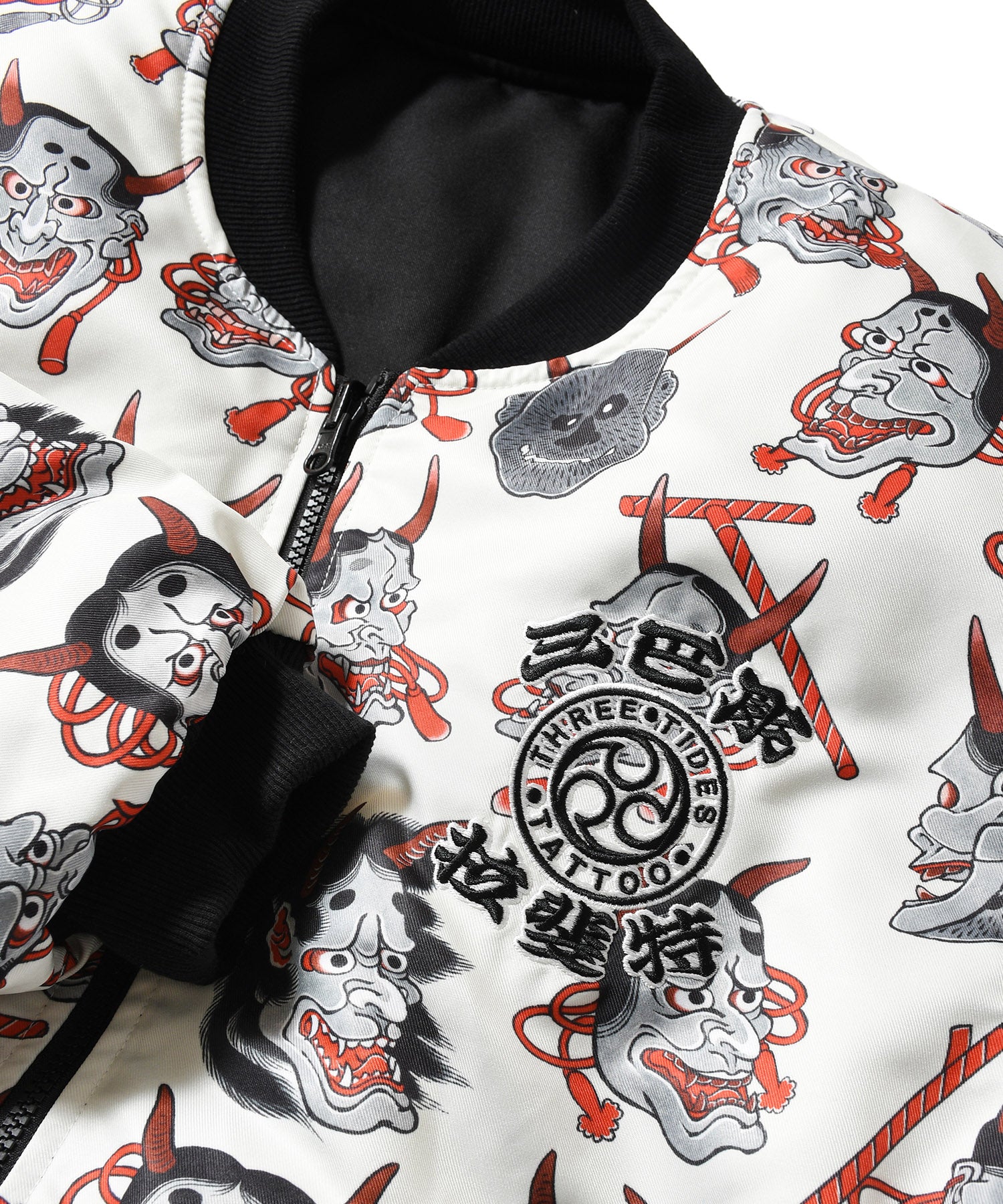 LFYT×THREE TIDES TATTOO - ICHIBAY HANNYA MA-1 JACKET LE251003