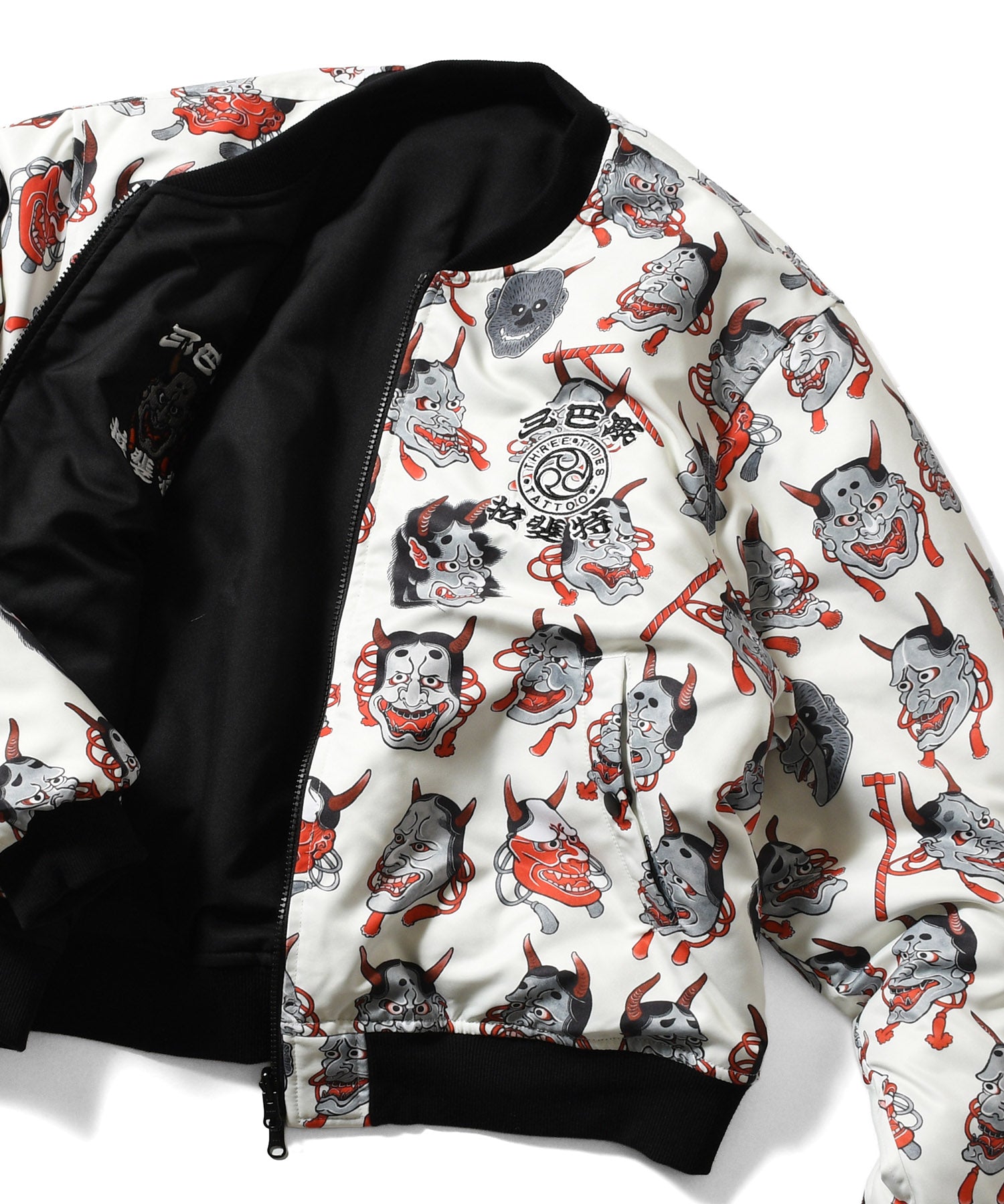 LFYT×THREE TIDES TATTOO - ICHIBAY HANNYA MA-1 JACKET LE251003