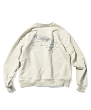 LFYT × CRASTY - LOGO CREWNECK SWEATSHIRT LE240702