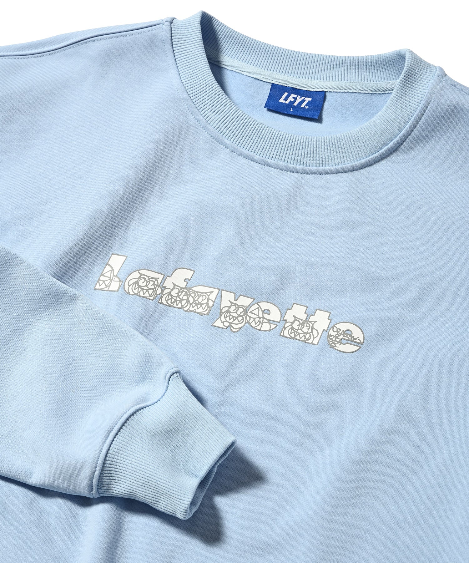 LFYT × CRASTY - LOGO CREWNECK SWEATSHIRT LE240702