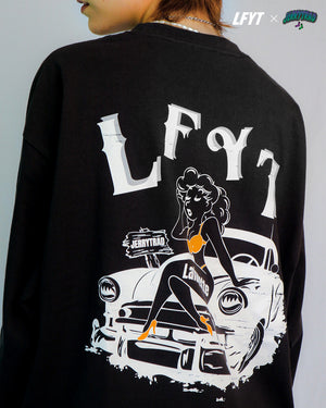 LFYT × JERRYTRAD - PINUP GIRL GM L/S TEE LE230162