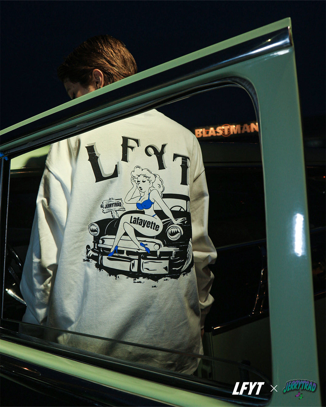 LFYT × JERRYTRAD - PINUP GIRL GM L/S TEE LE230162