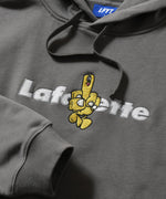 LFYT - LFYT × REMIO Lafayette LOGO HOODIE CHARCOAL LE260501