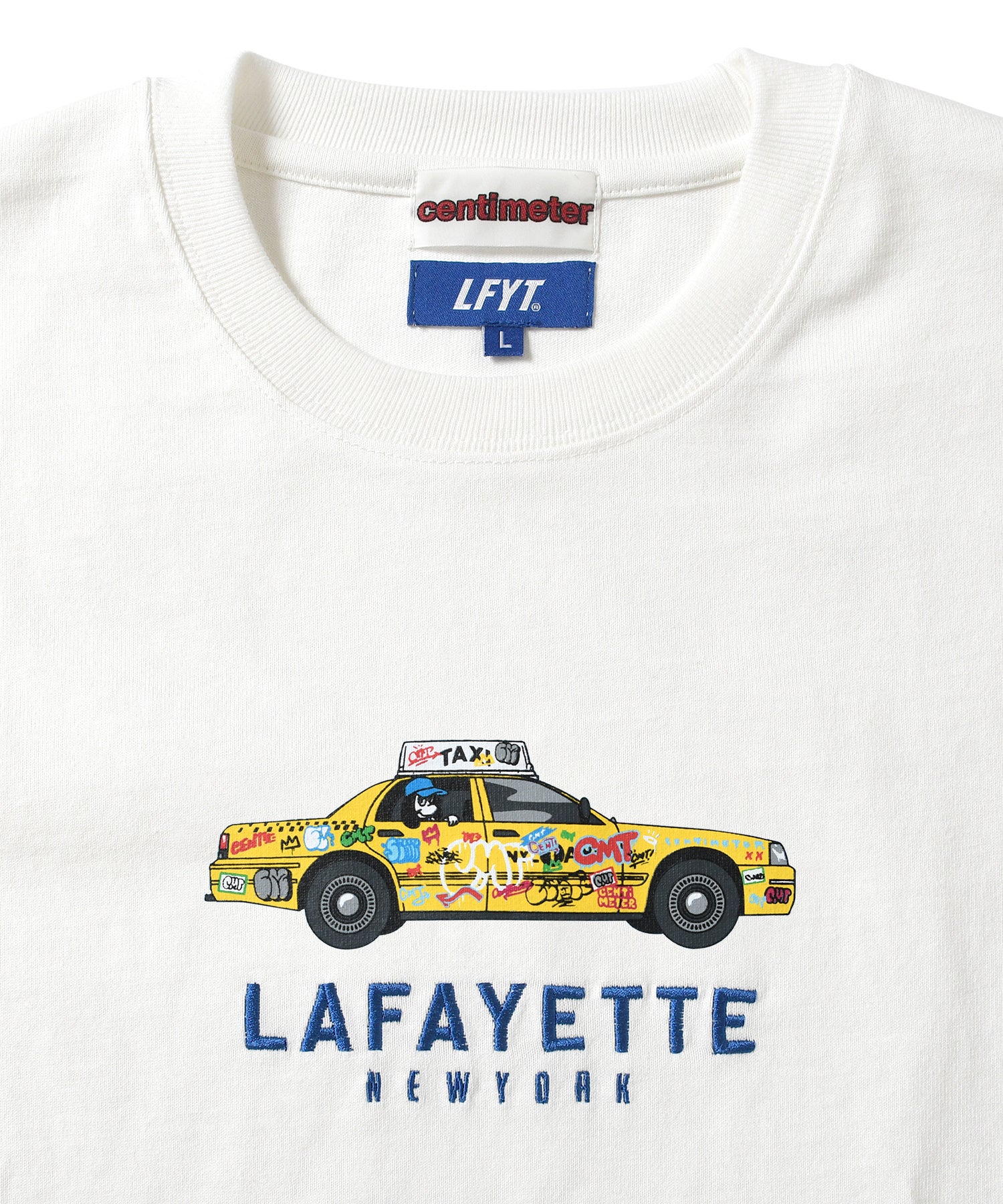 LFYT × CENTIMETER HOLD UP CAB TEE LE220117 WHITE