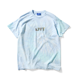 LFYT × FRITILLDEA …AND KINDNESS TO ALL TIE DYED TEE LS220116 BLUE