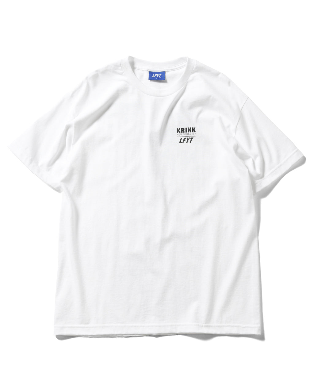 LFYT × KRINK TAGGING TEE LS220124 WHITE