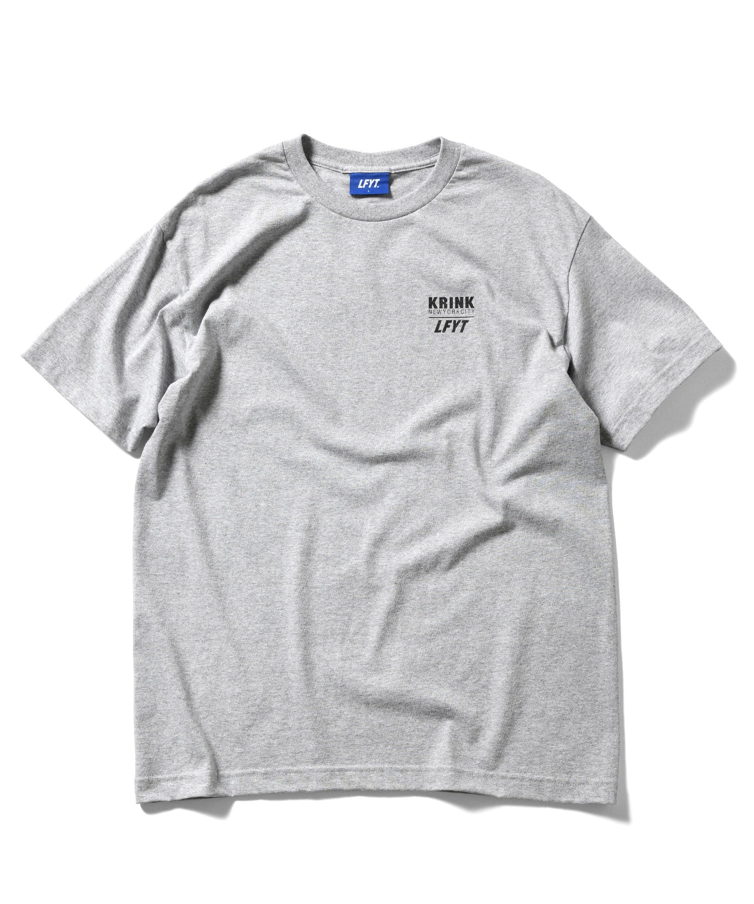 LFYT × KRINK TAGGING TEE LS220124 HEATHER GRAY