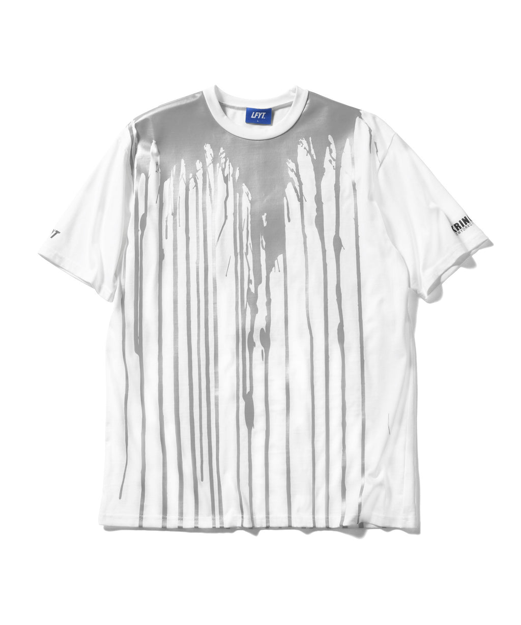 LFYT × KRINK REFLECTOR DRIPPING TEE LS220125 WHITE