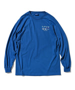 LFYT CHROME WHEELS L/S TEE LA220101 BLUE