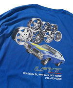 LFYT CHROME WHEELS L/S TEE LA220101 BLUE