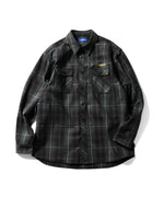 LFYT CLASSIC HEAVY WEIGHT FLANNEL SHIRT LA220202 GREEN