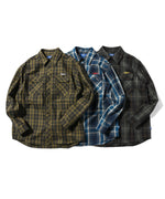 LFYT CLASSIC HEAVY WEIGHT FLANNEL SHIRT LA220202 GREEN