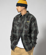 LFYT CLASSIC HEAVY WEIGHT FLANNEL SHIRT LA220202 GREEN