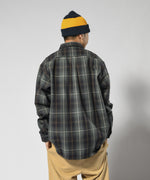 LFYT CLASSIC HEAVY WEIGHT FLANNEL SHIRT LA220202 GREEN