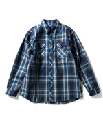 LFYT CLASSIC HEAVY WEIGHT FLANNEL SHIRT LA220202 BLUE