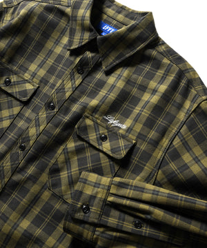 LFYT CLASSIC HEAVY WEIGHT FLANNEL SHIRT LA220202 YELLOW