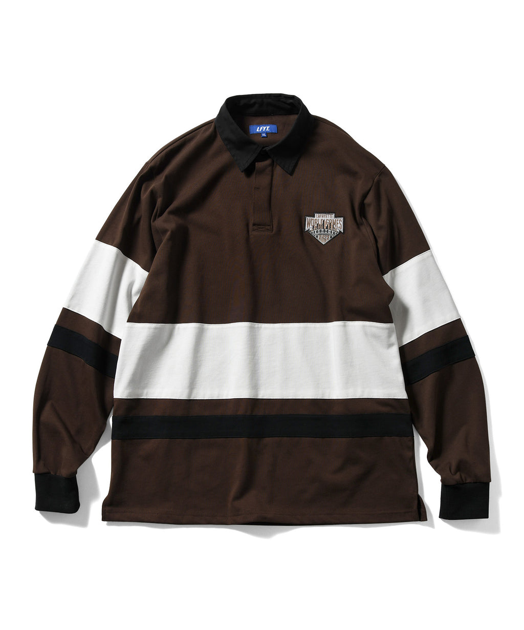 LFYT WORLD GAMES RUGBY SHIRT LA220301 BROWN