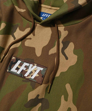 LFYT 迷彩盒標誌美國棉質連帽衫 LA220505 林地迷彩
