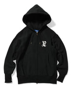 LFYT MONOGRAM LF LOGO US COTTON FULL ZIP HOODIE LA220509 BLACK