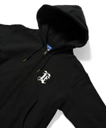 LFYT MONOGRAM LF LOGO US COTTON FULL ZIP HOODIE LA220509 BLACK