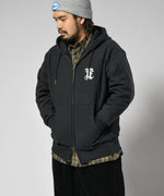 LFYT MONOGRAM LF LOGO US COTTON FULL ZIP HOODIE LA220509 BLACK