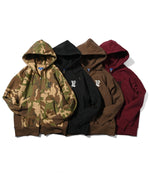 LFYT MONOGRAM LF LOGO US COTTON FULL ZIP HOODIE LA220509 BROWN