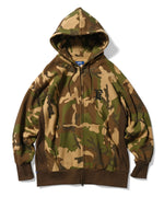 LFYT MONOGRAM LF LOGO US COTTON FULL ZIP HOODIE LA220509 CAMOUFLAGE