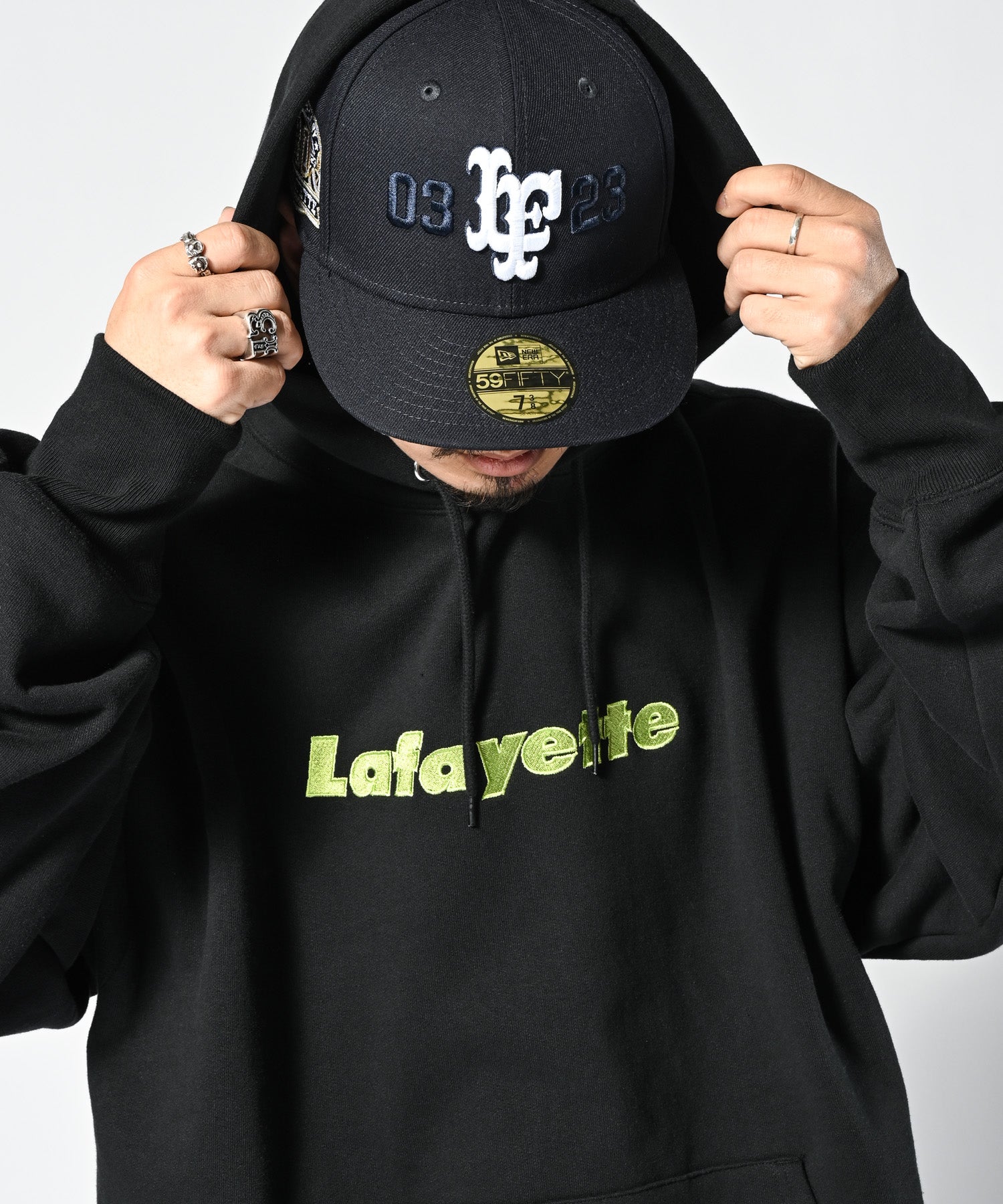 LFYT for Side-A (秋田) Lafayette CORE LOGO 重量級連帽衫 LE230504
