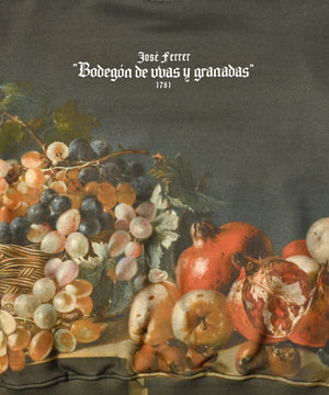 LFYT × PRADO MUSEUM Still Life with Grapes and Pomegranates CREWNECK LA220706 MULTI