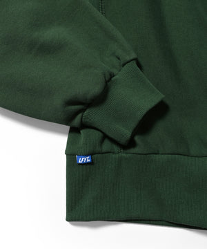 LFYT 2 色拱形標誌美棉圓領毛衣 LA220708 綠色