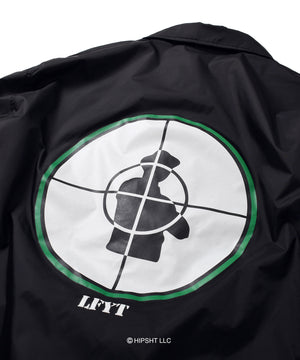 LFYT X PUBLIC ENEMY TARGET COACHES JACKET LE221001 BLACK