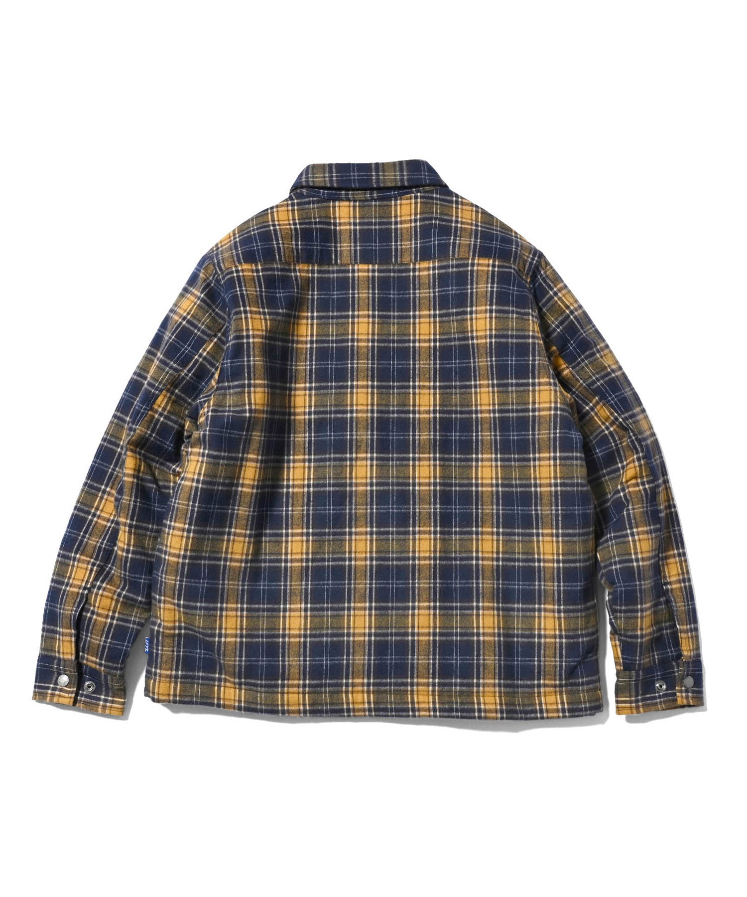 LFYT FLANNEL SHIRT JACKET LA221014 YELLOW