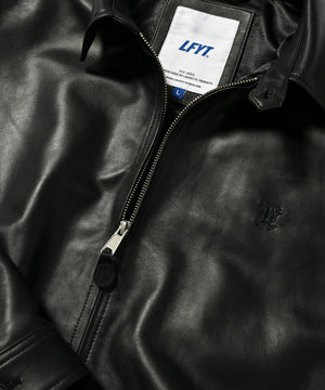 LFYT 交織字母 LF 標誌羊皮夾克 LA221015 黑色