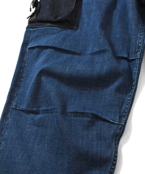 LFYT X LAKH 10 POCKETS DENIM PANTS LE201101 BLUE