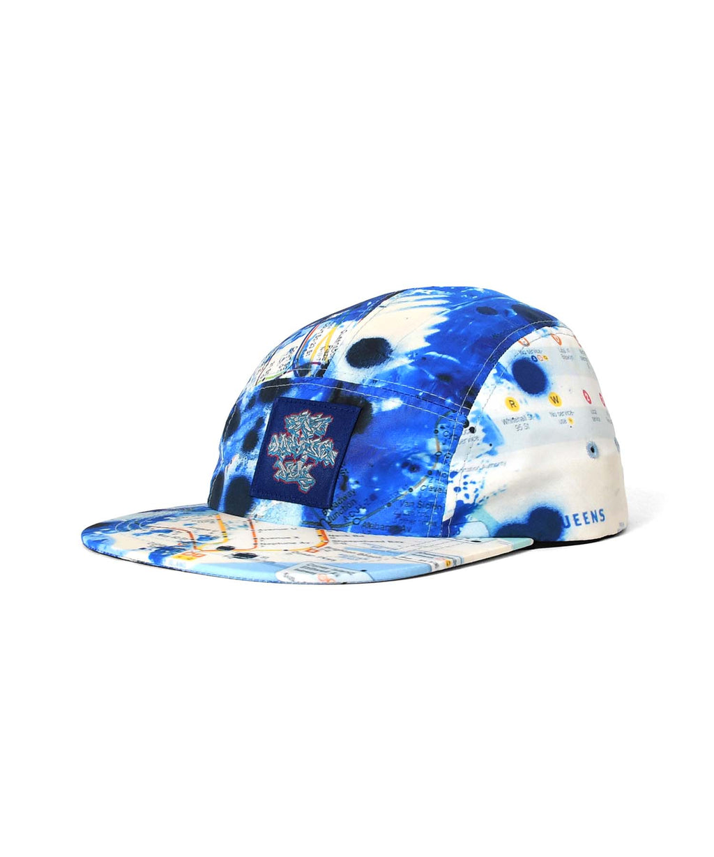LFYT×STASH SUBWAY MAP CAMP CAP BLA211418 BLUE