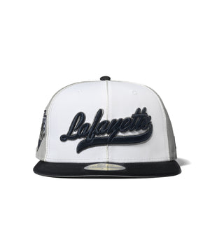 LFYT × NEW ERA 3TONE TEAM LOGO 59FIFTY FITTED CAP LA221408 WHITE×GRAY