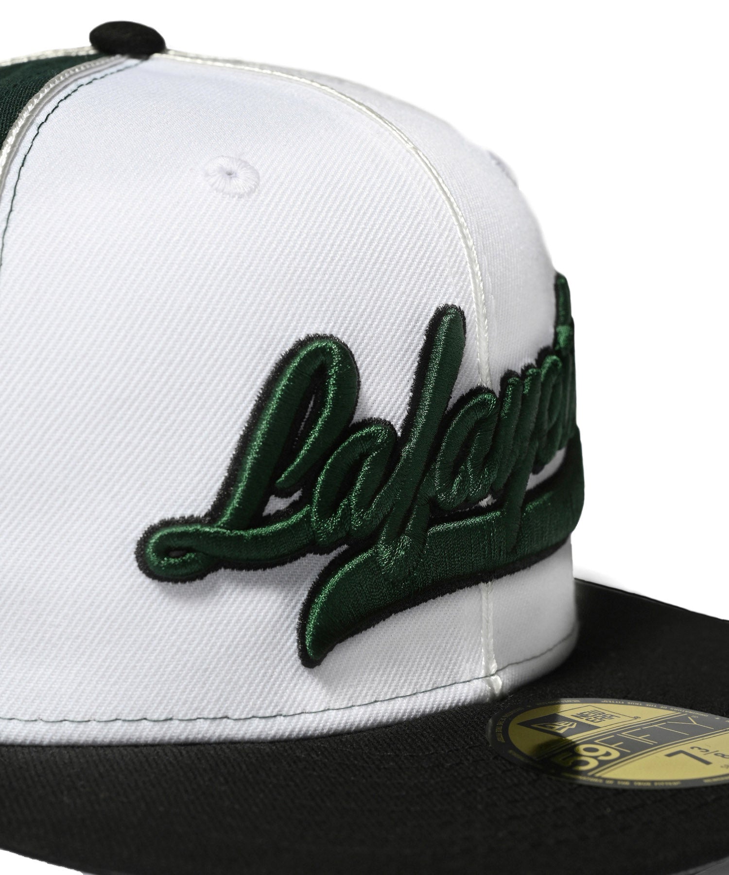 LFYT × NEW ERA 3TONE TEAM LOGO 59FIFTY FITTED CAP LA221408 WHITE×GREEN