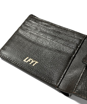 LFYT 字母組合 LF 標誌皮革皮夾 LA221801 棕色