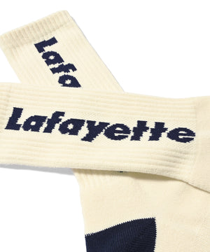 LFYT Lafayette LOGO CREW SOCKS LA222101 IVORY