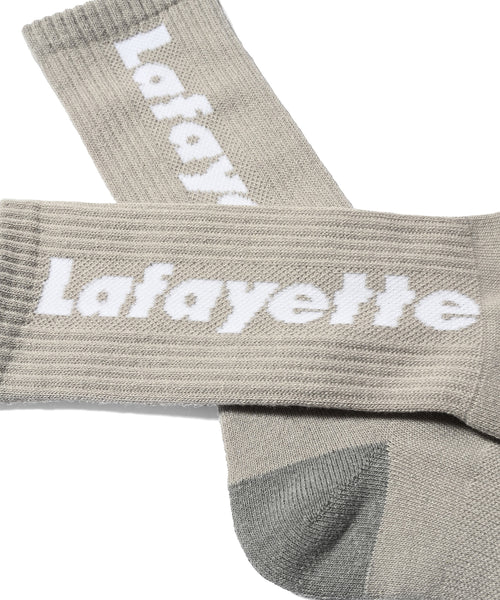LFYT Lafayette LOGO CREW SOCKS LA222101 GRAY