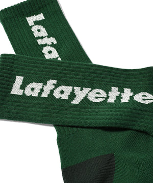 LFYT Lafayette LOGO CREW SOCKS LA222101 GREEN