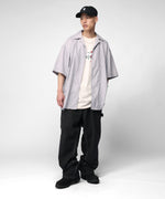 LFYT OPEN COLLAR S/S BIG SHIRT LS230204