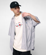 LFYT OPEN COLLAR S/S BIG SHIRT LS230204